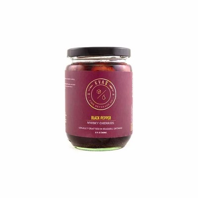 KVAS Black Pepper Whisky Cherries