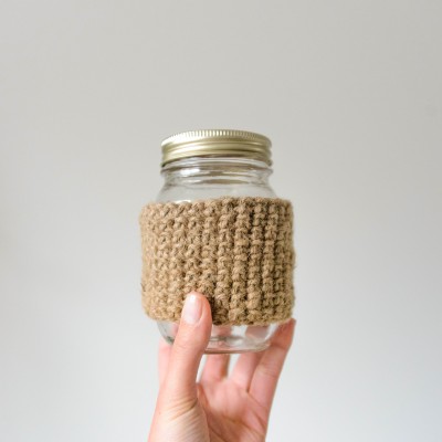 Drink Cozy in Eco-Friendly Jute Twine